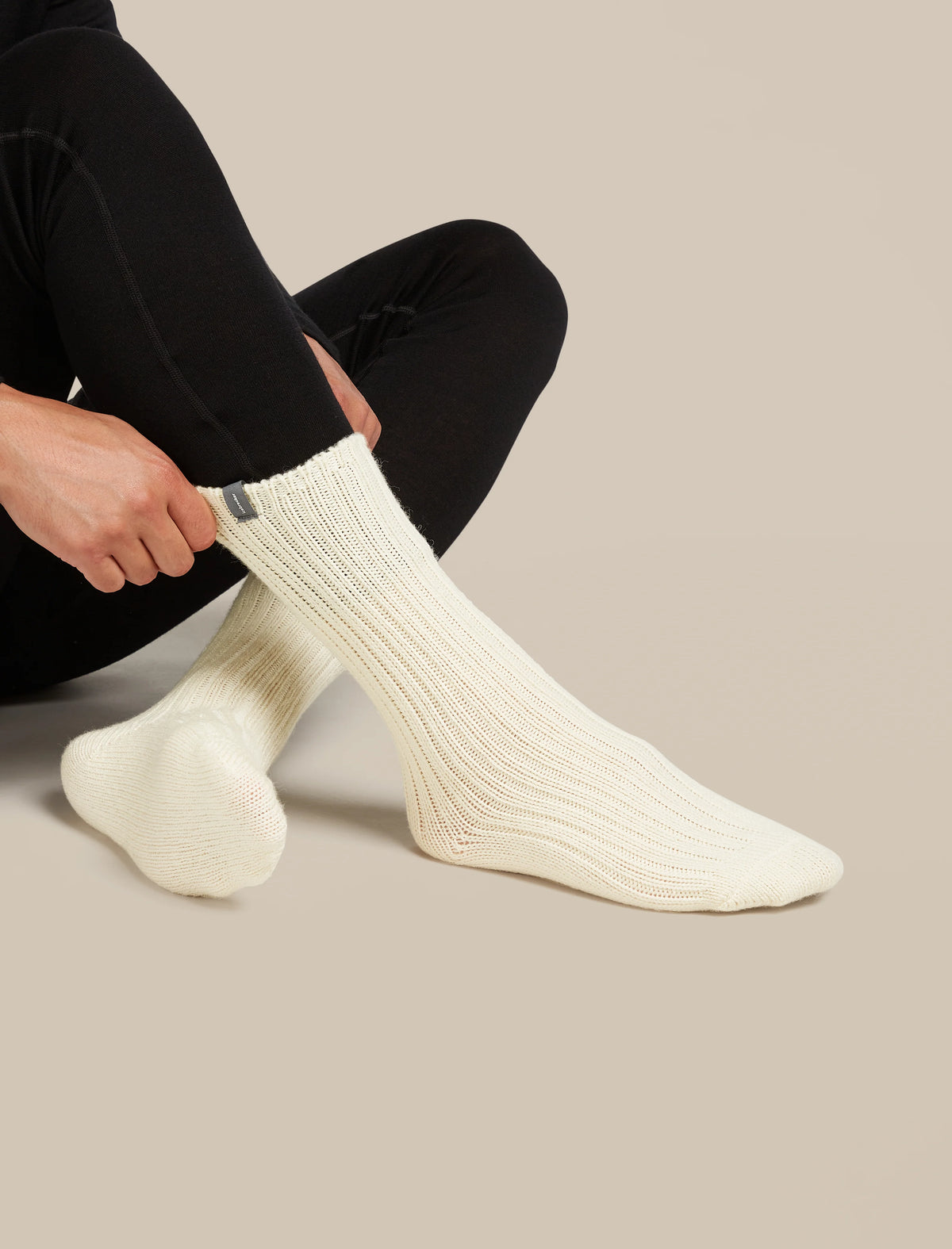 Unisex Merino Ski Lodge Crew Socks