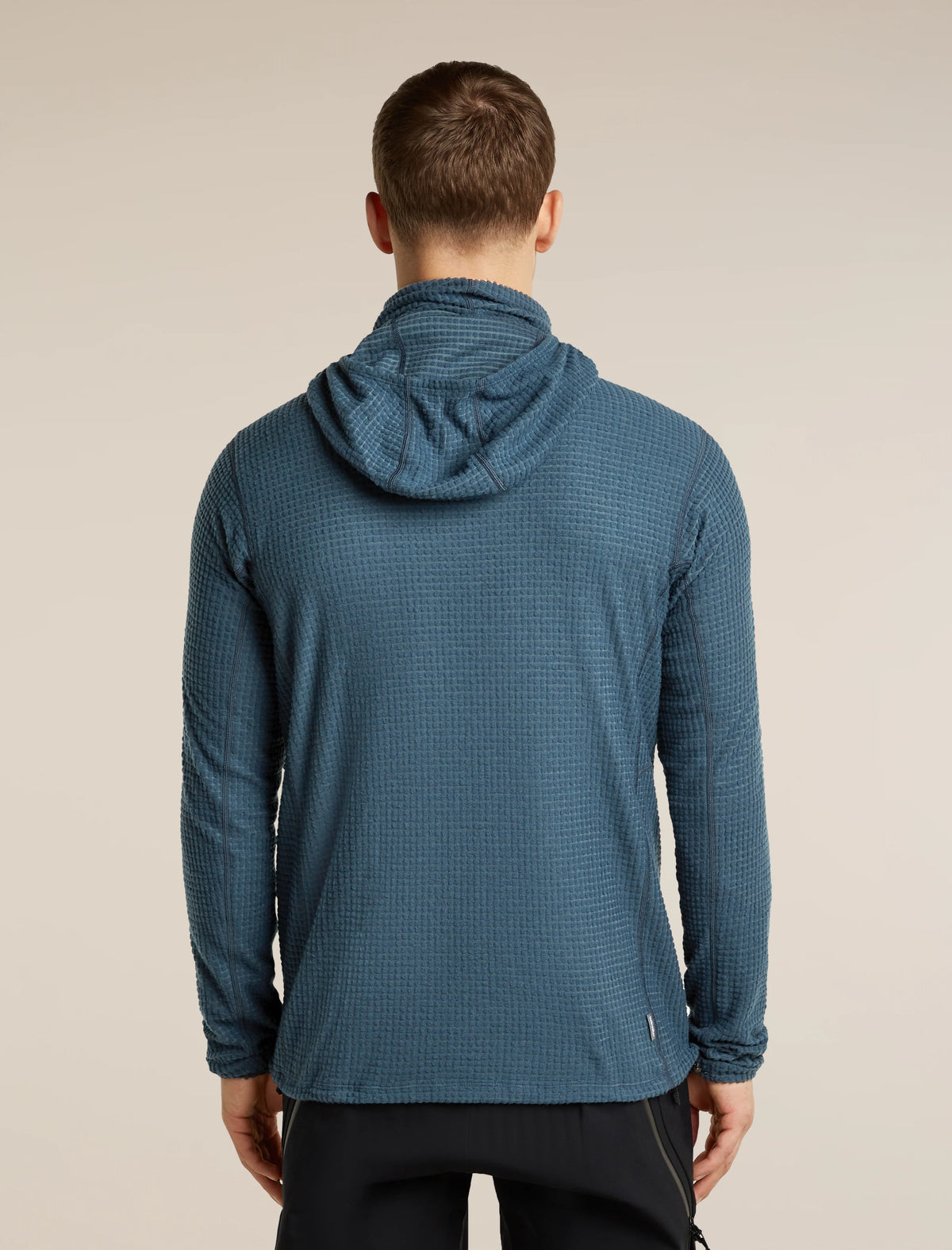 Men's Merino 400 RealFleece™ Grid Blackridge Pullover Hoodie