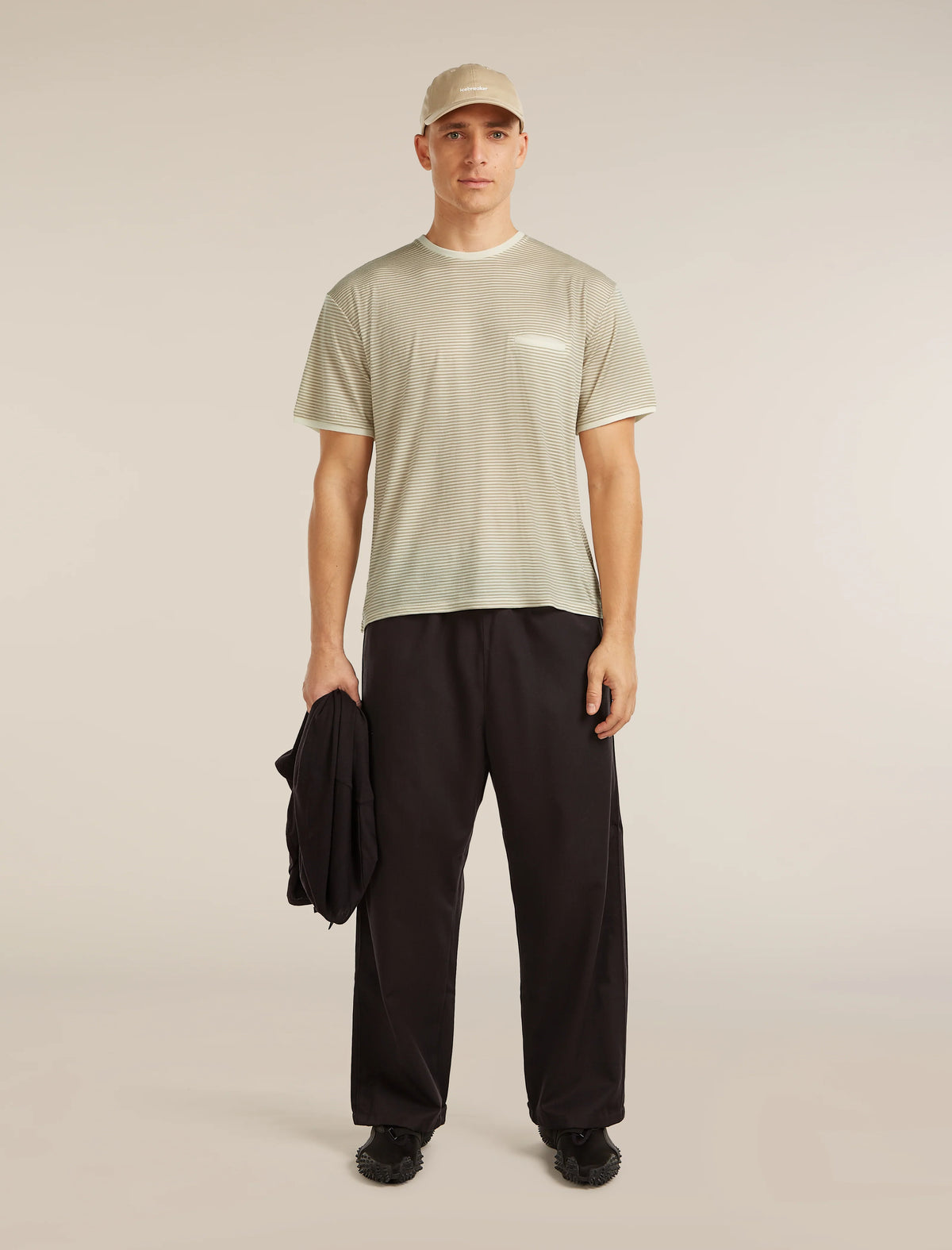 Unisex Merino 150 Short Sleeve Tee Stripe