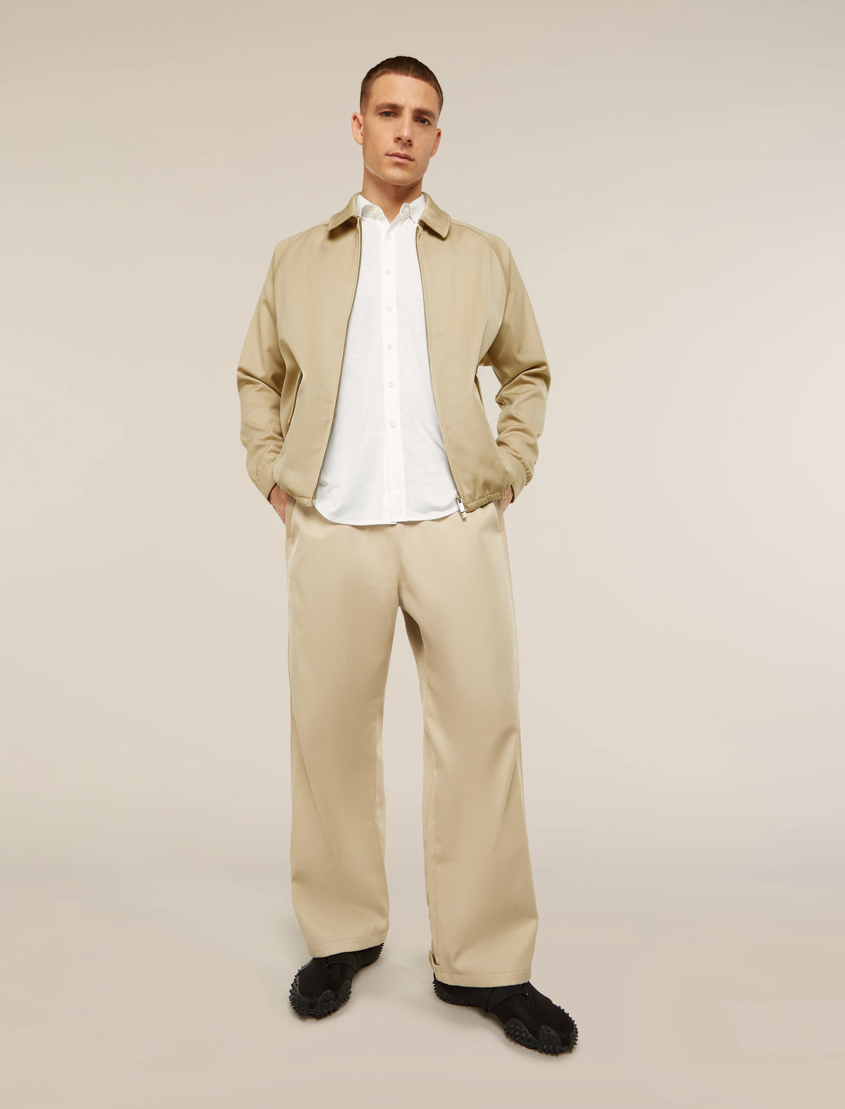 Unisex Merino Cotton Twill Adjustable Pants