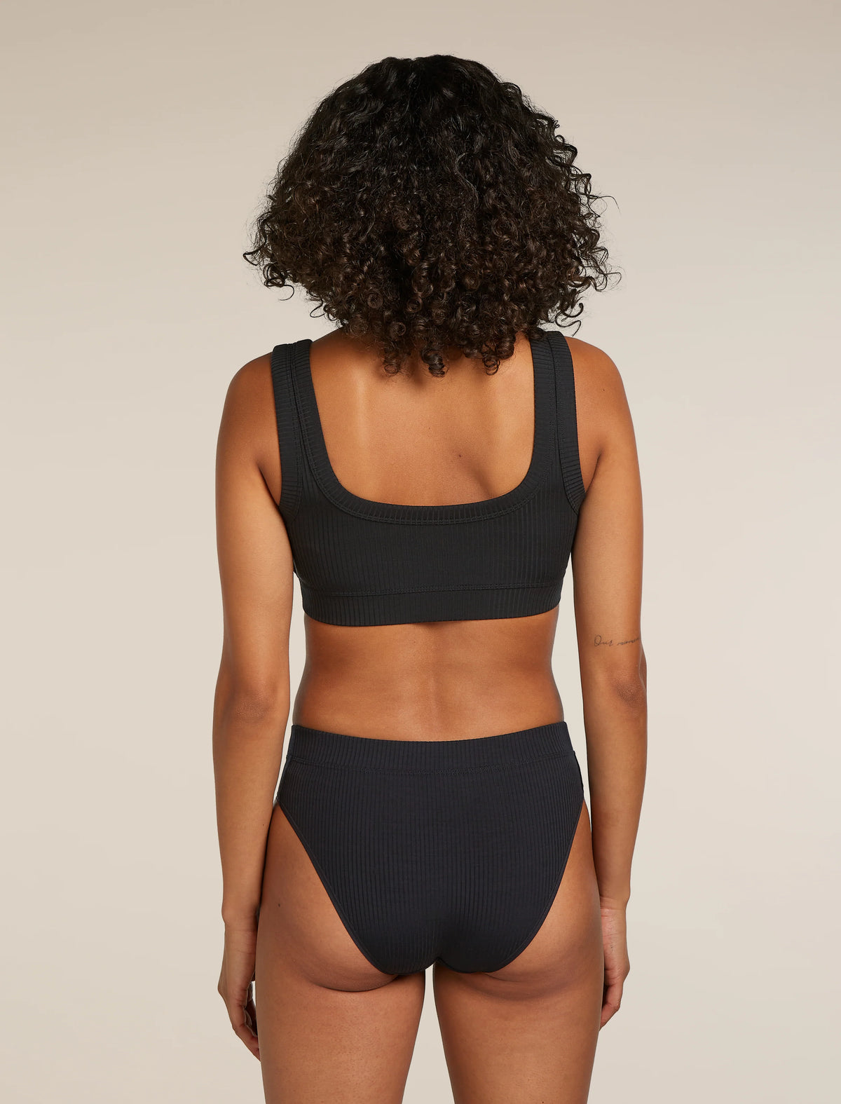 Women's Merino Blend Rib Lotus Bra