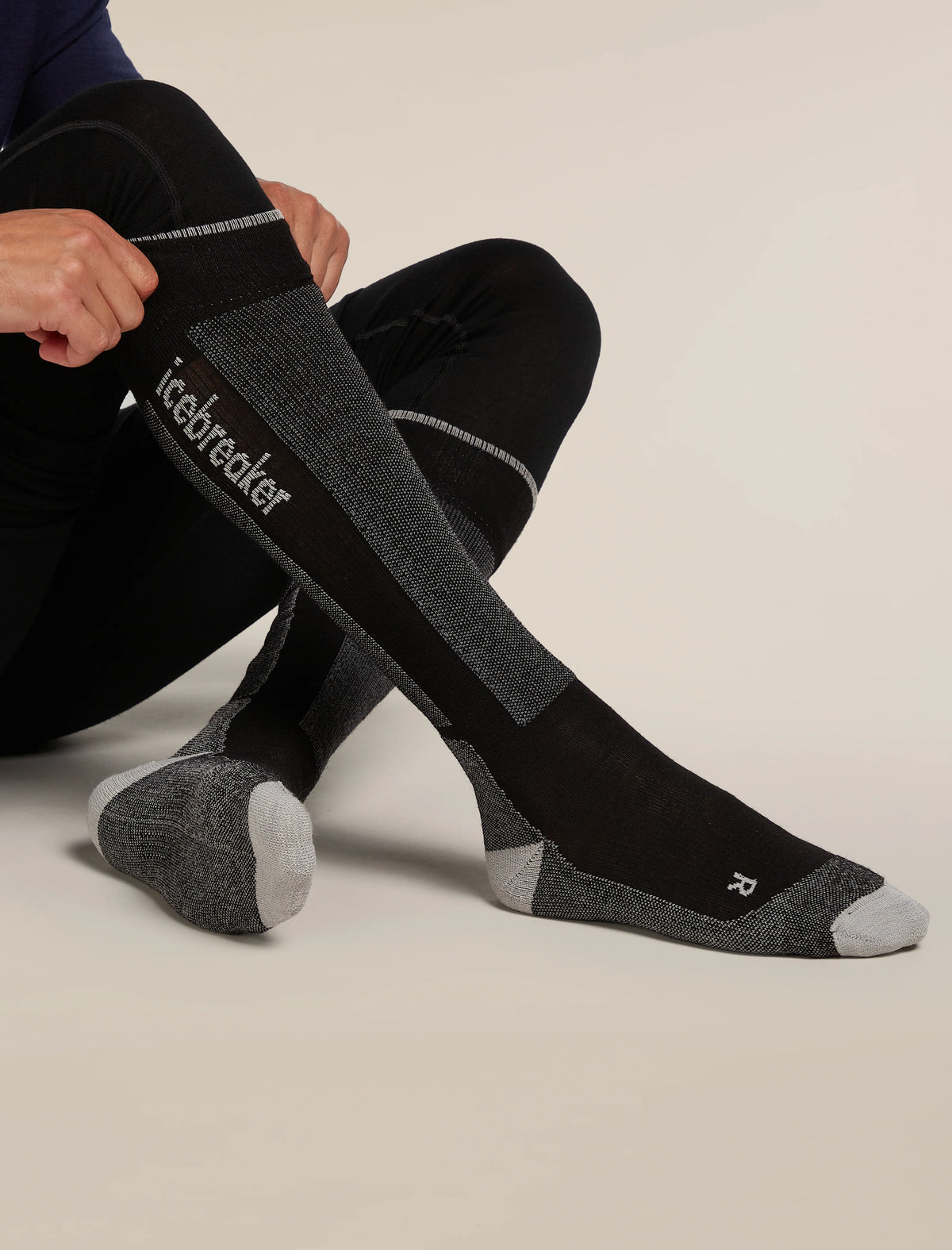 Men's Merino Ski+ Light Over The Calf Socks