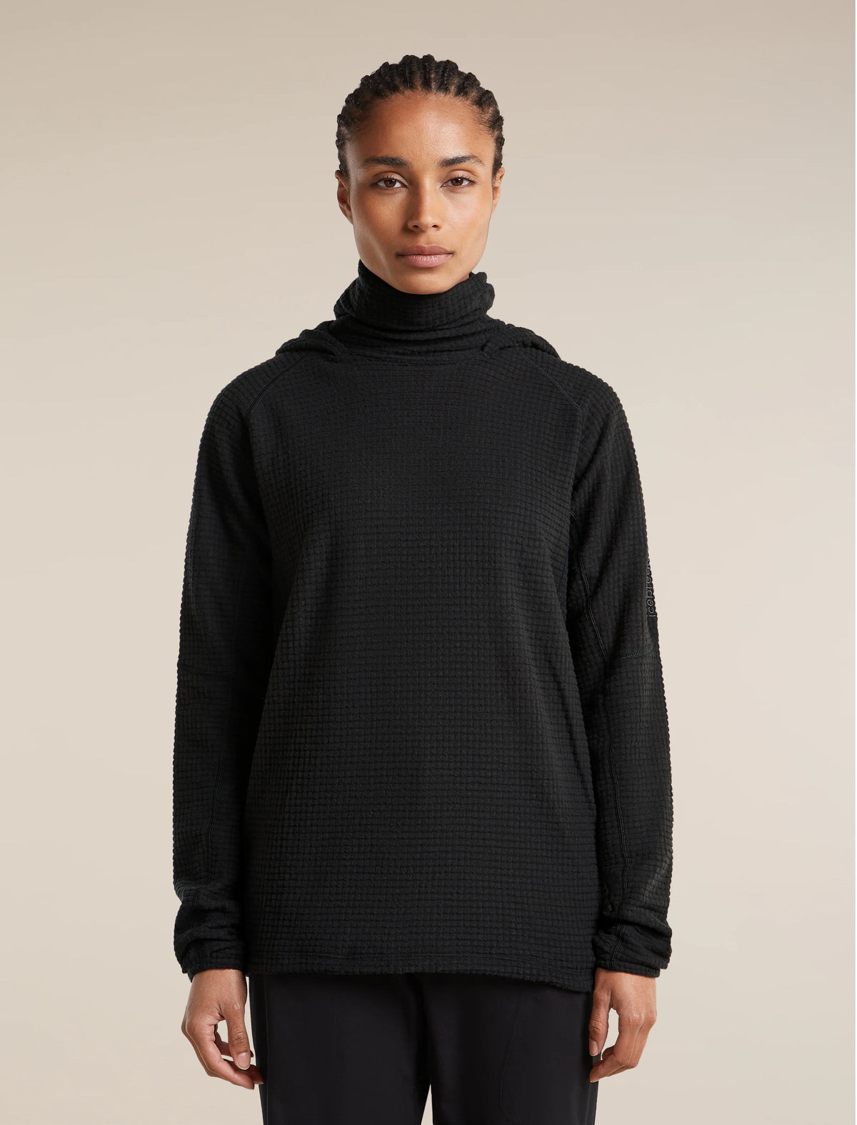 Women's Merino 400 RealFleece™ Grid Blackridge Pullover Hoodie