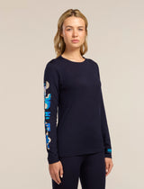 Women's Merino 200 Oasis Long Sleeve Crewe Ikon Pass