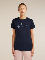 Women's Merino 150 Tech Lite Short Sleeve Tee Bird Transit