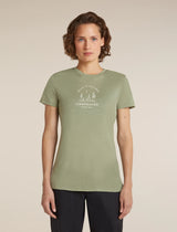 Women's Merino 150 Tech Lite Short Sleeve Tee Peaceful Pass Sleeve
