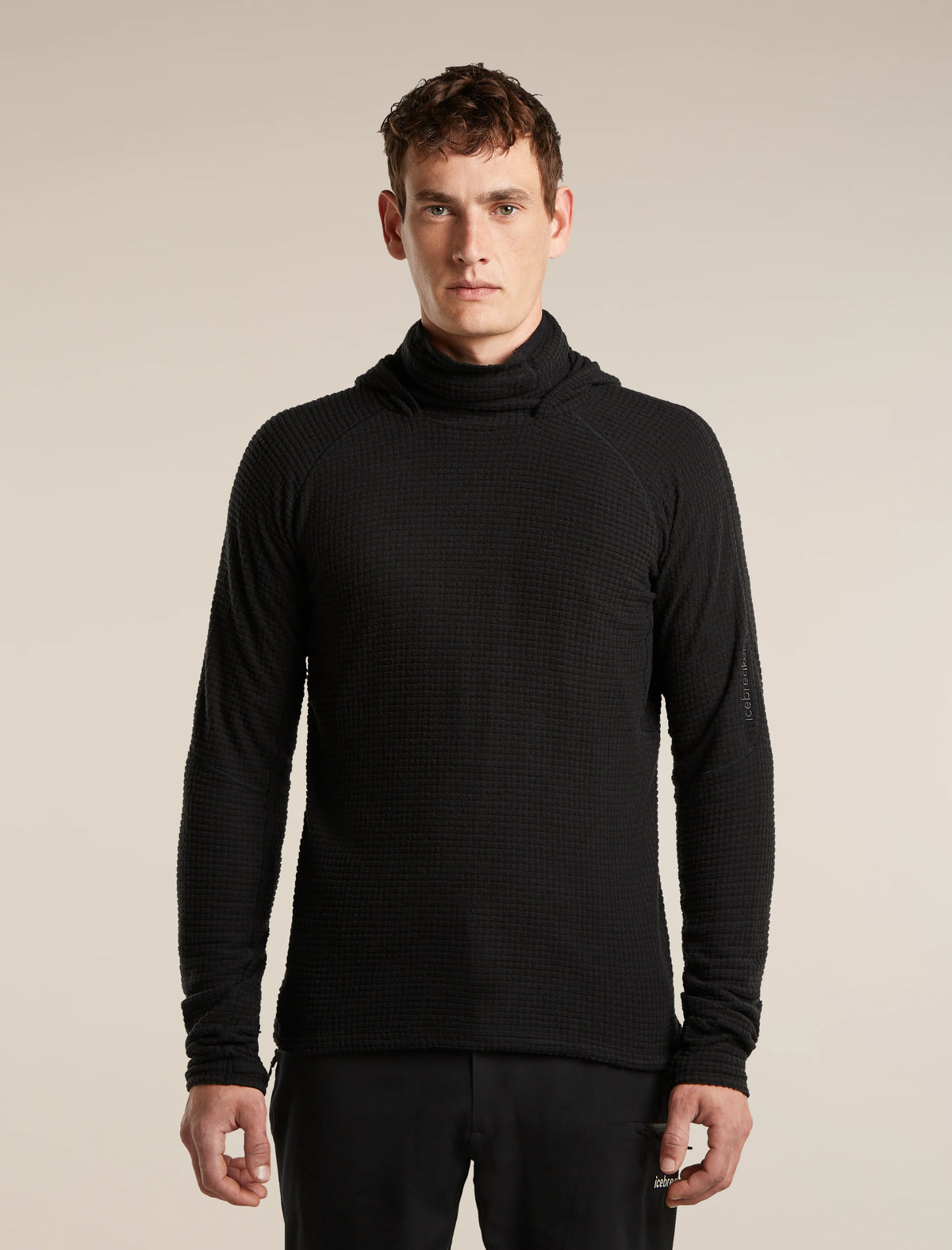Men's Merino 400 RealFleece™ Grid Blackridge Pullover Hoodie