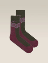 Women's Merino Hike+ Medium Crew Across the Peaks Socks