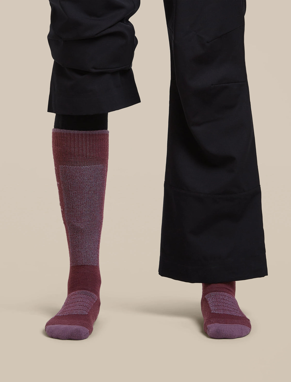 Women's Merino Blend Ski+ Medium Over The Calf Socks