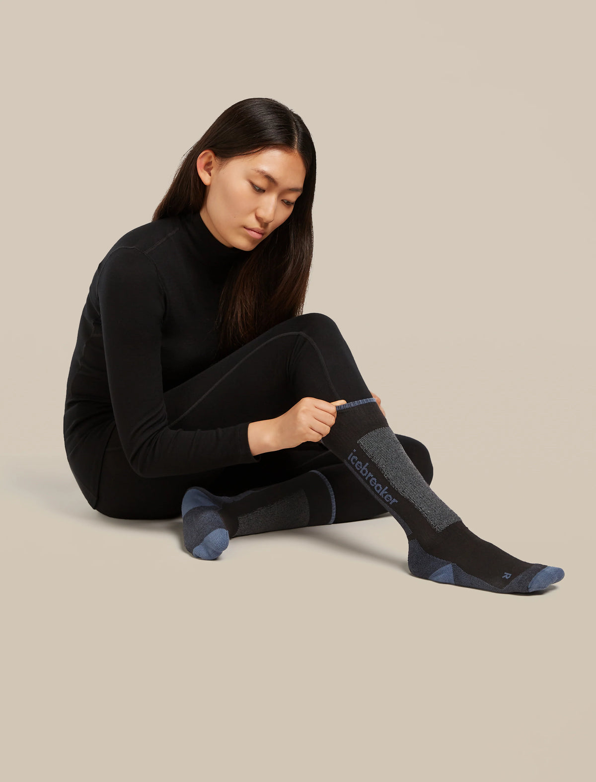 Women's Merino Ski+ Light Over The Calf Socks