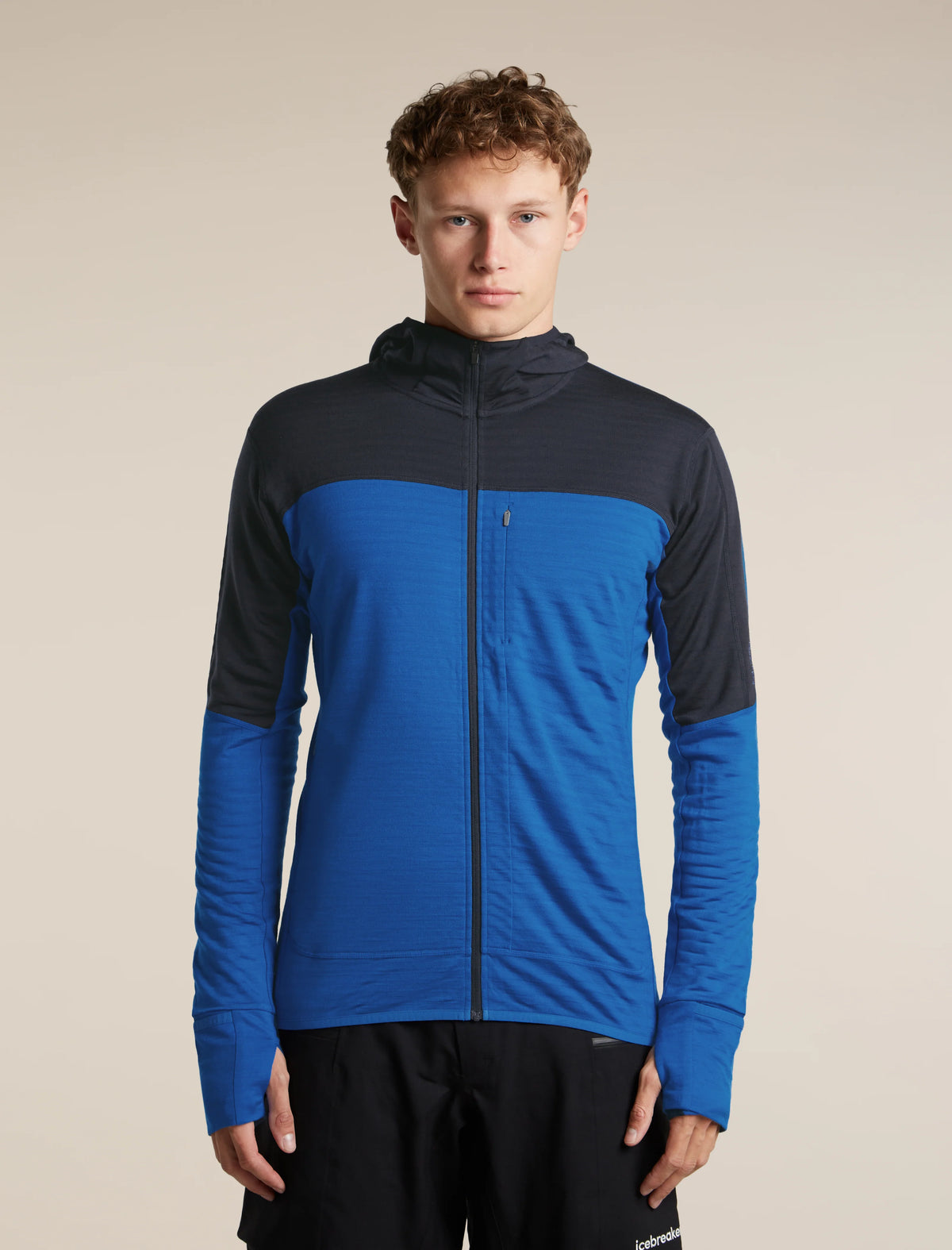 Men's Merino Blend 300 RealFleece™ Descender Long Sleeve Zip Hoodie