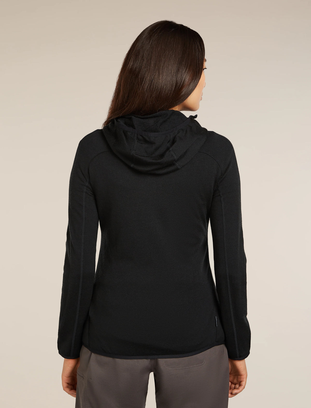 Women's Merino Blend Quantum Hybrid Long Sleeve Zip Hoodie
