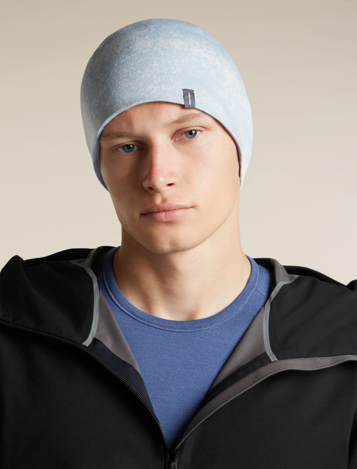 Unisex Merino 260 Oasis Vertex Reversible Beanie Chillwave