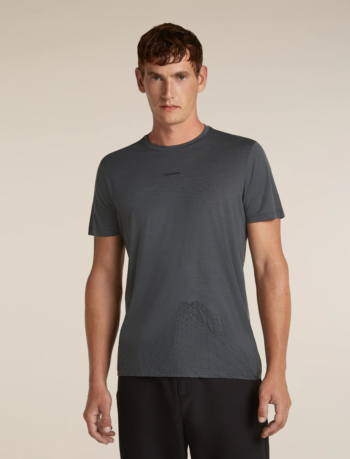Men's Merino 150 Tech Lite Short Sleeve Tee 3D Mapping