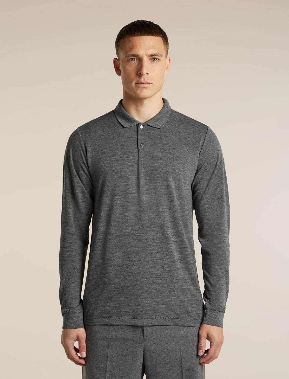 Men's 15.5 MerinoFine™ Pique Long Sleeve Polo