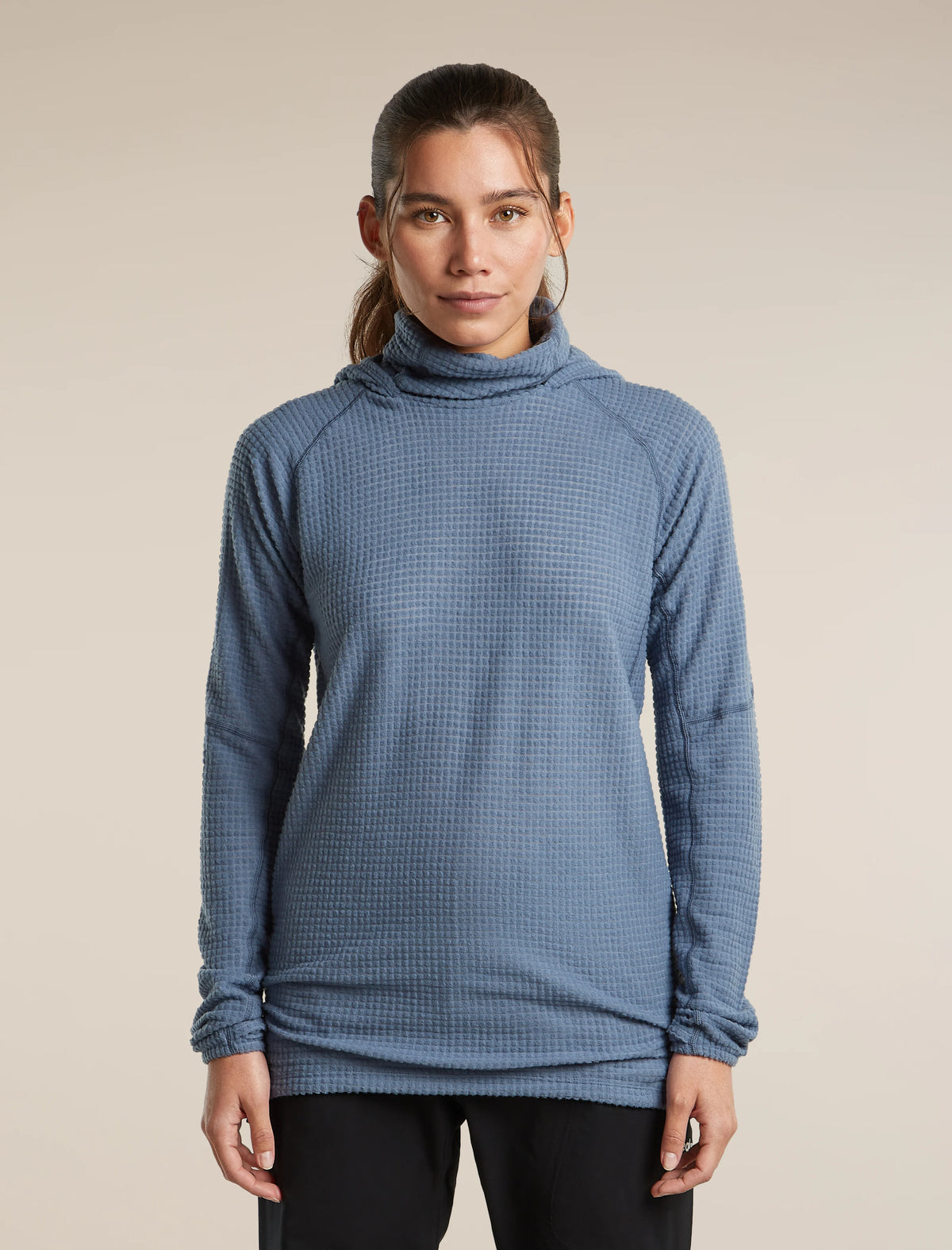 Women's Merino 400 RealFleece™ Grid Blackridge Pullover Hoodie