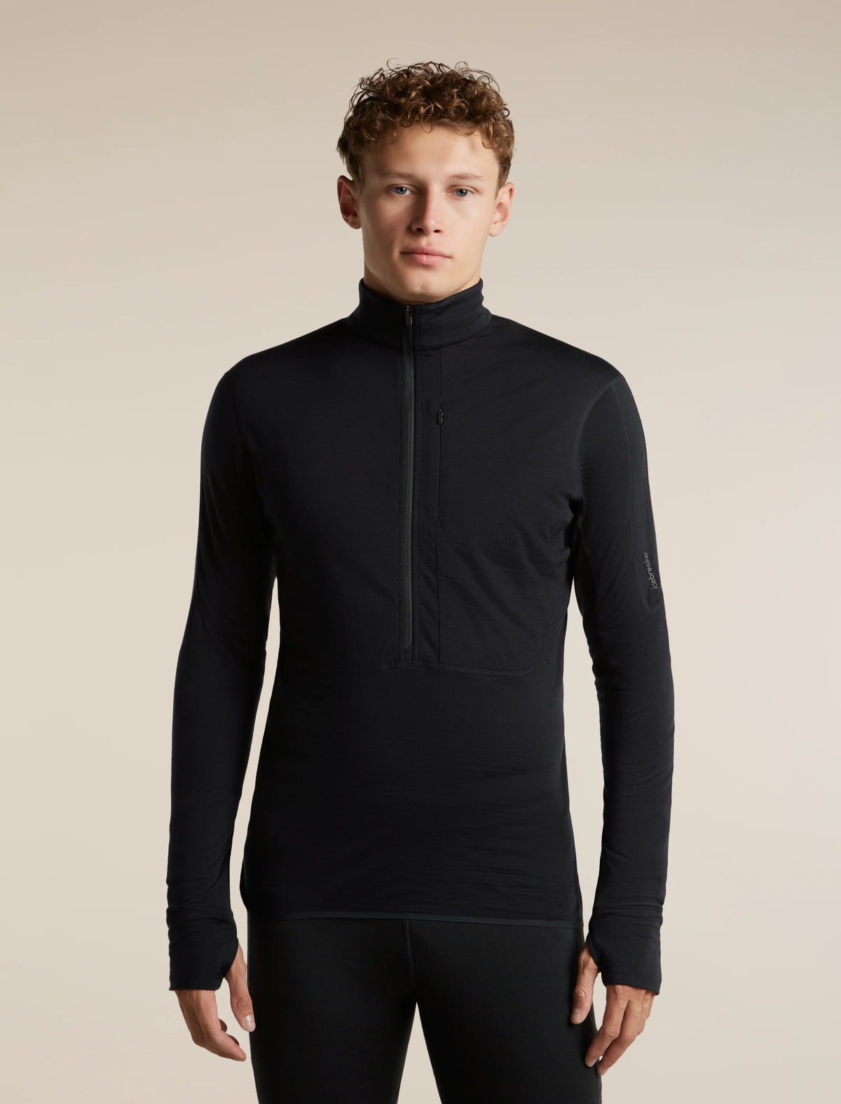 Men's Merino Blend 200 RealFleece™ Descender Long Sleeve Half Zip