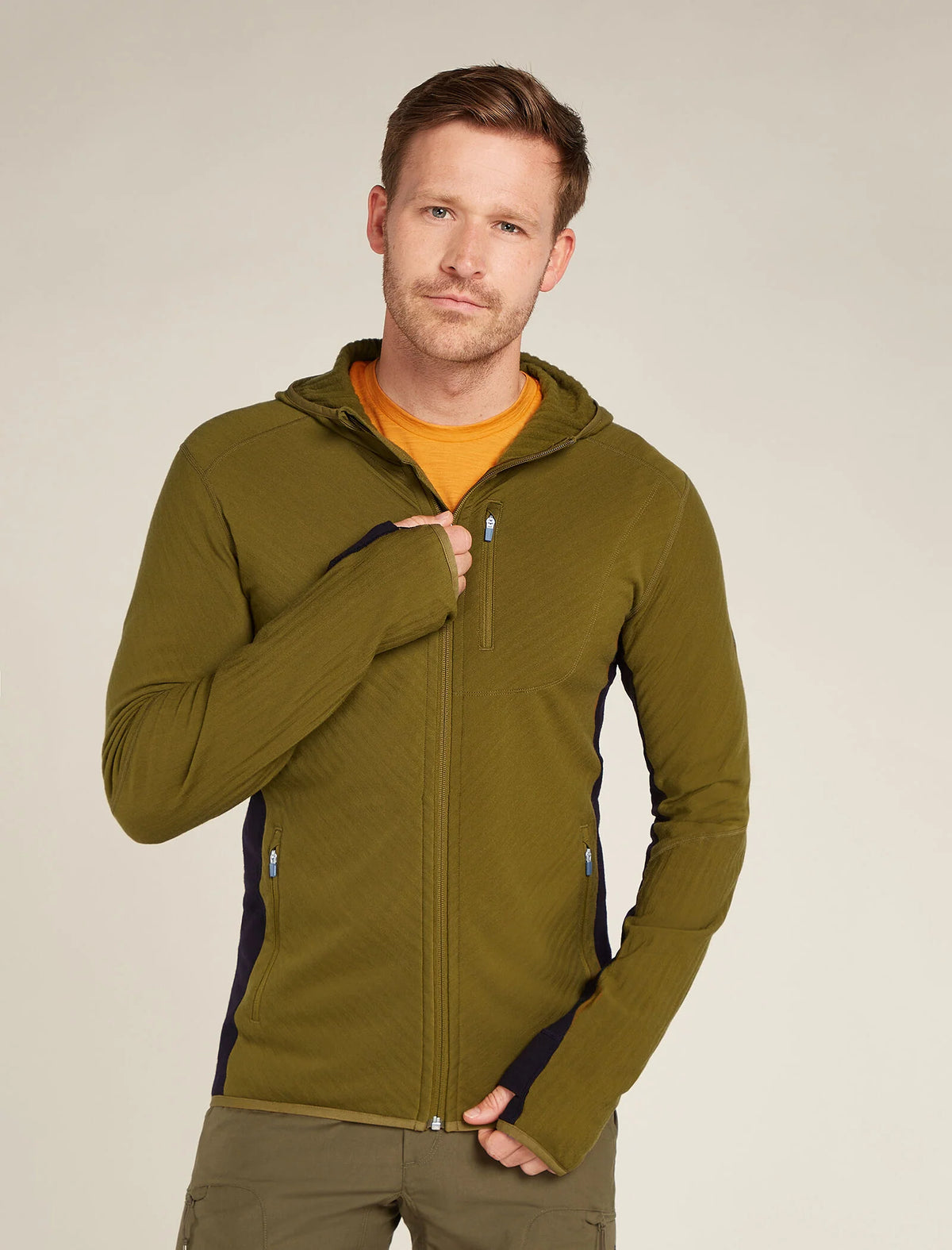 Men's Descender Long Sleeve Zip Hoodie