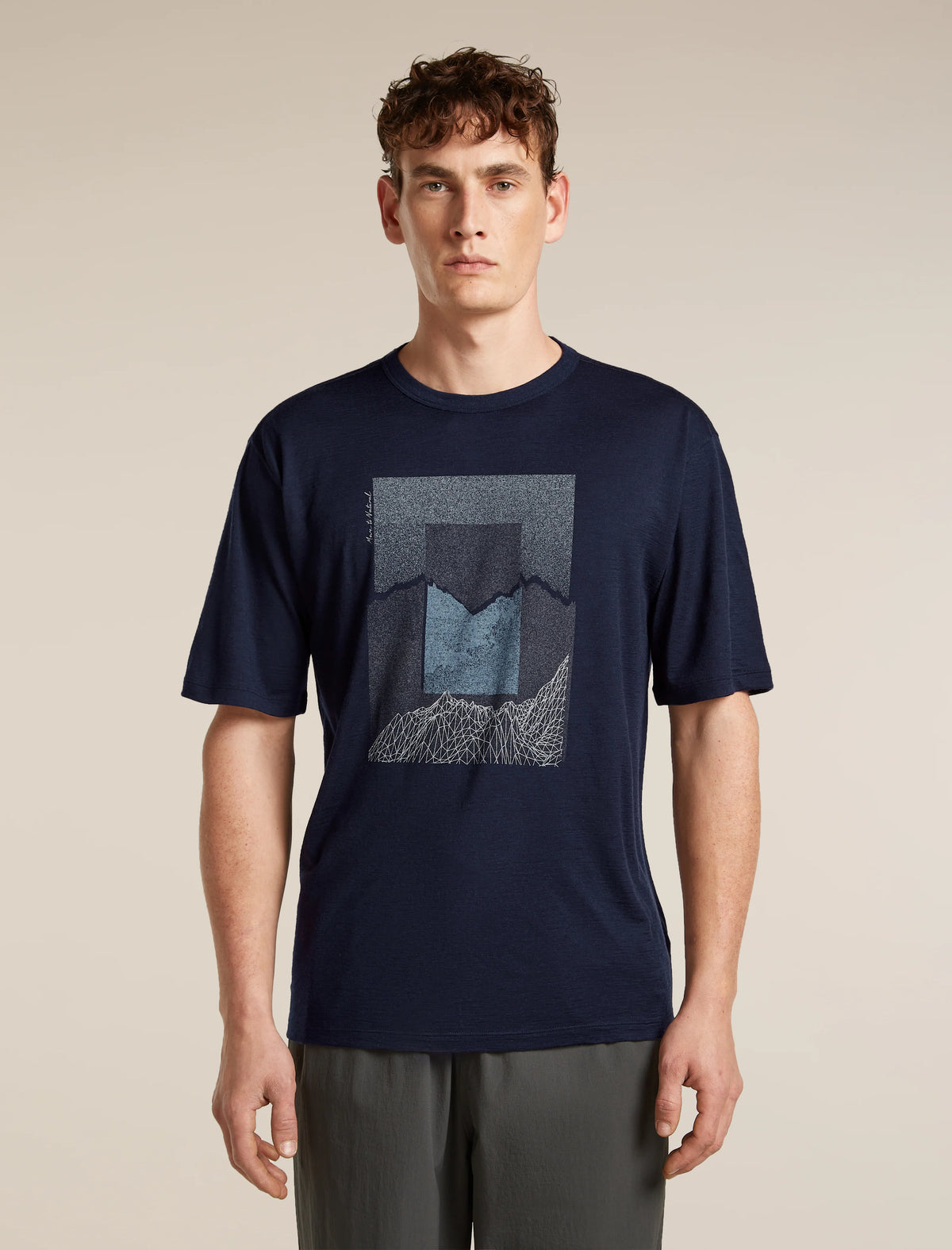 Men's Merino 150 Tech Lite Short Sleeve Relaxed Tee Mountain Shift