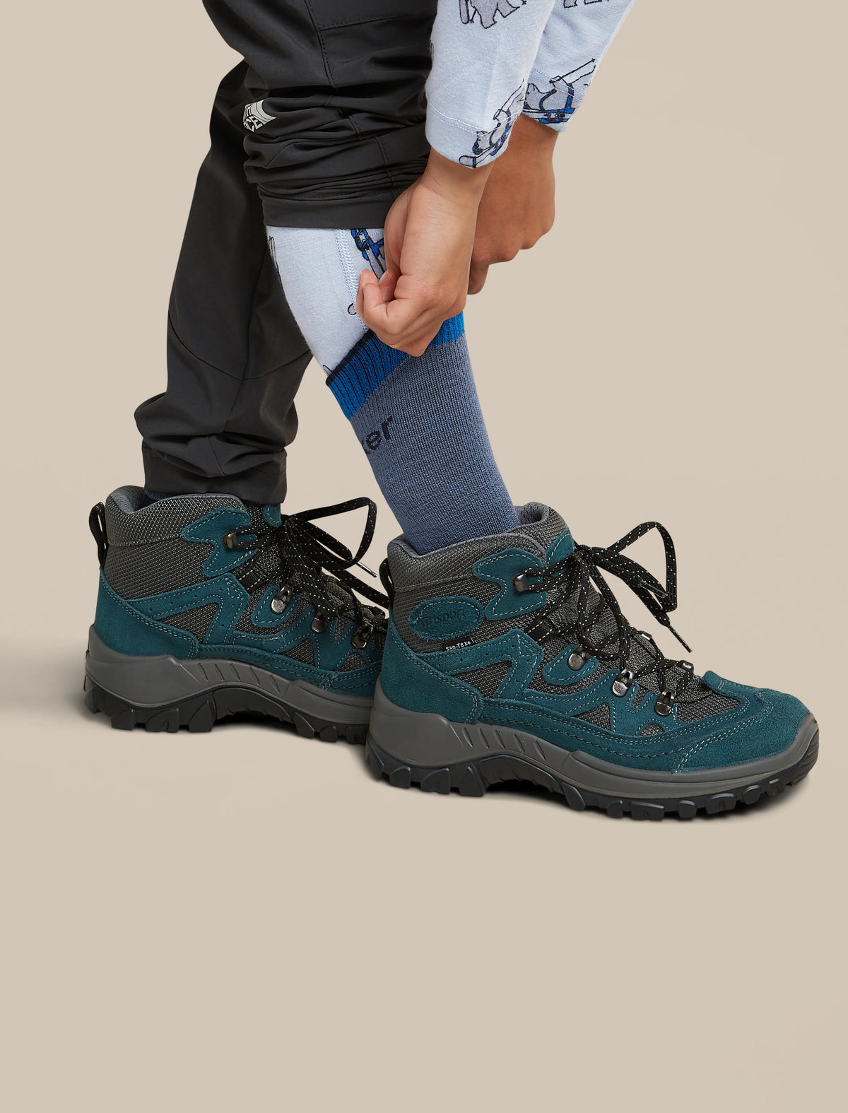 Kids' Merino Hike+ Light Crew Socks