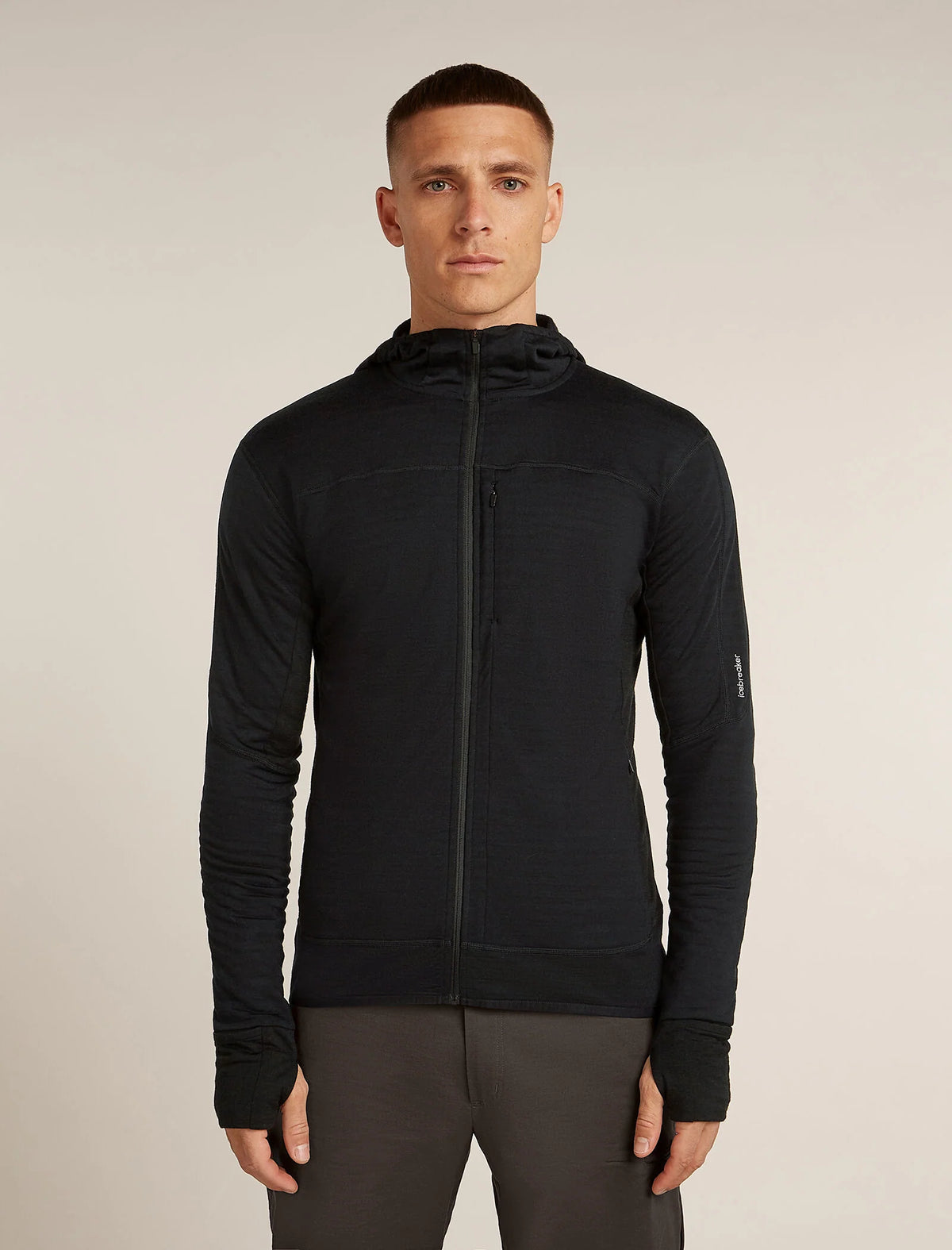 Men's Merino Blend 300 RealFleece™ Descender Long Sleeve Zip Hoodie
