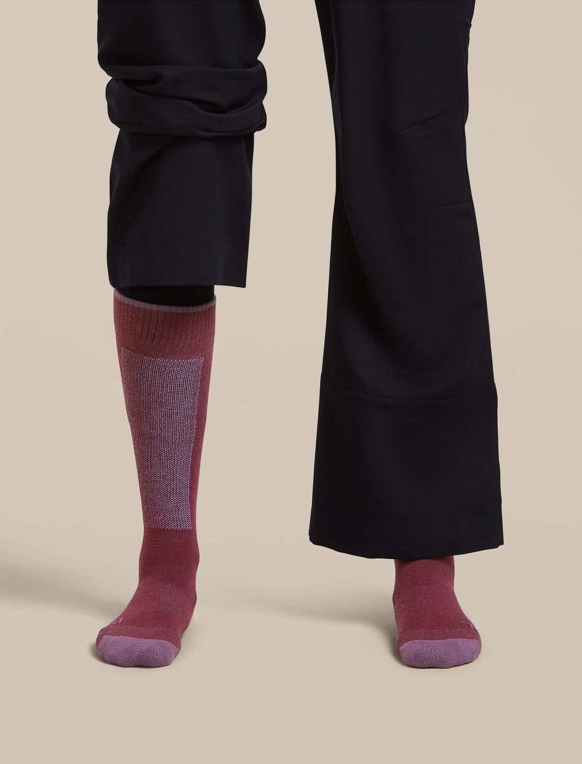 Women's Merino Blend Ski+ Light Over The Calf Socks