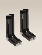 Men's Merino Blend Ski+ Medium Over The Calf 2 Pack Socks