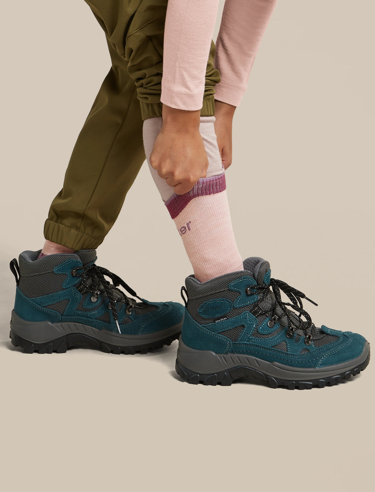 Kids' Merino Hike+ Light Crew Socks