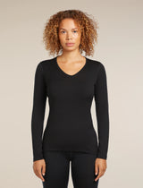 Women's Merino 200 Oasis Long Sleeve V Neck Thermal Top