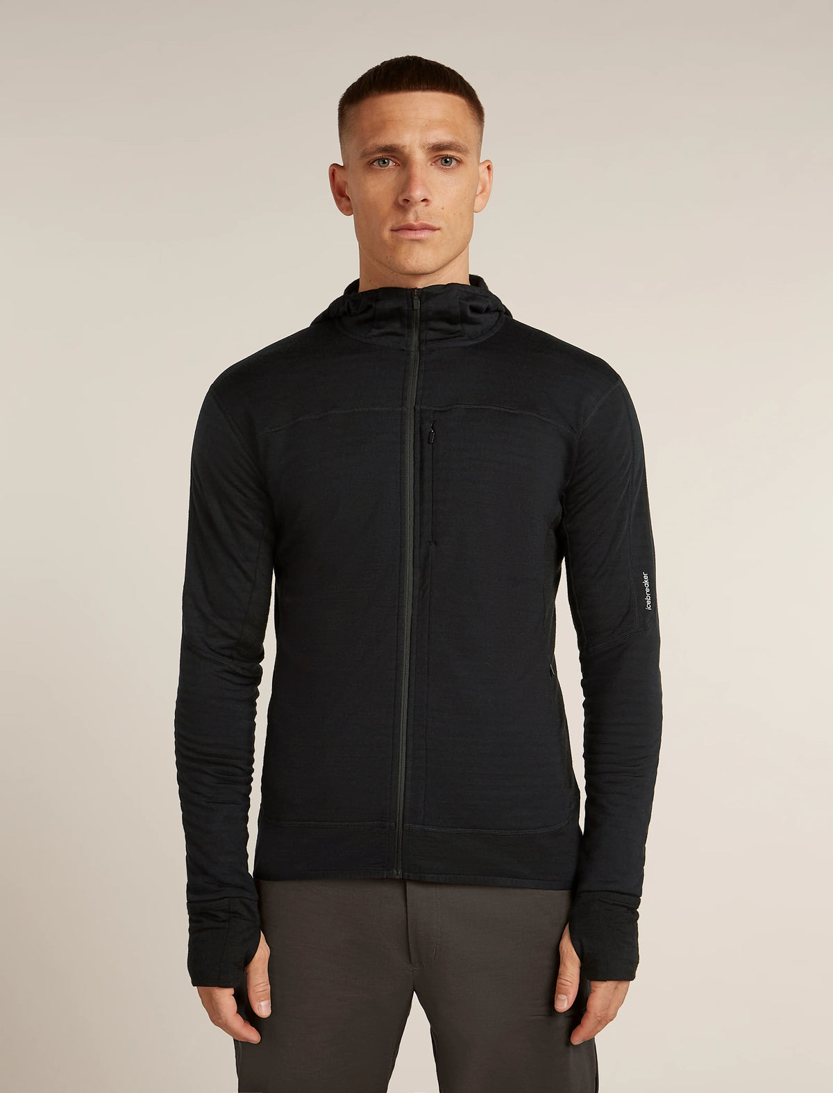 Men's Merino Blend 300 RealFleece™ Descender Long Sleeve Zip Hoodie