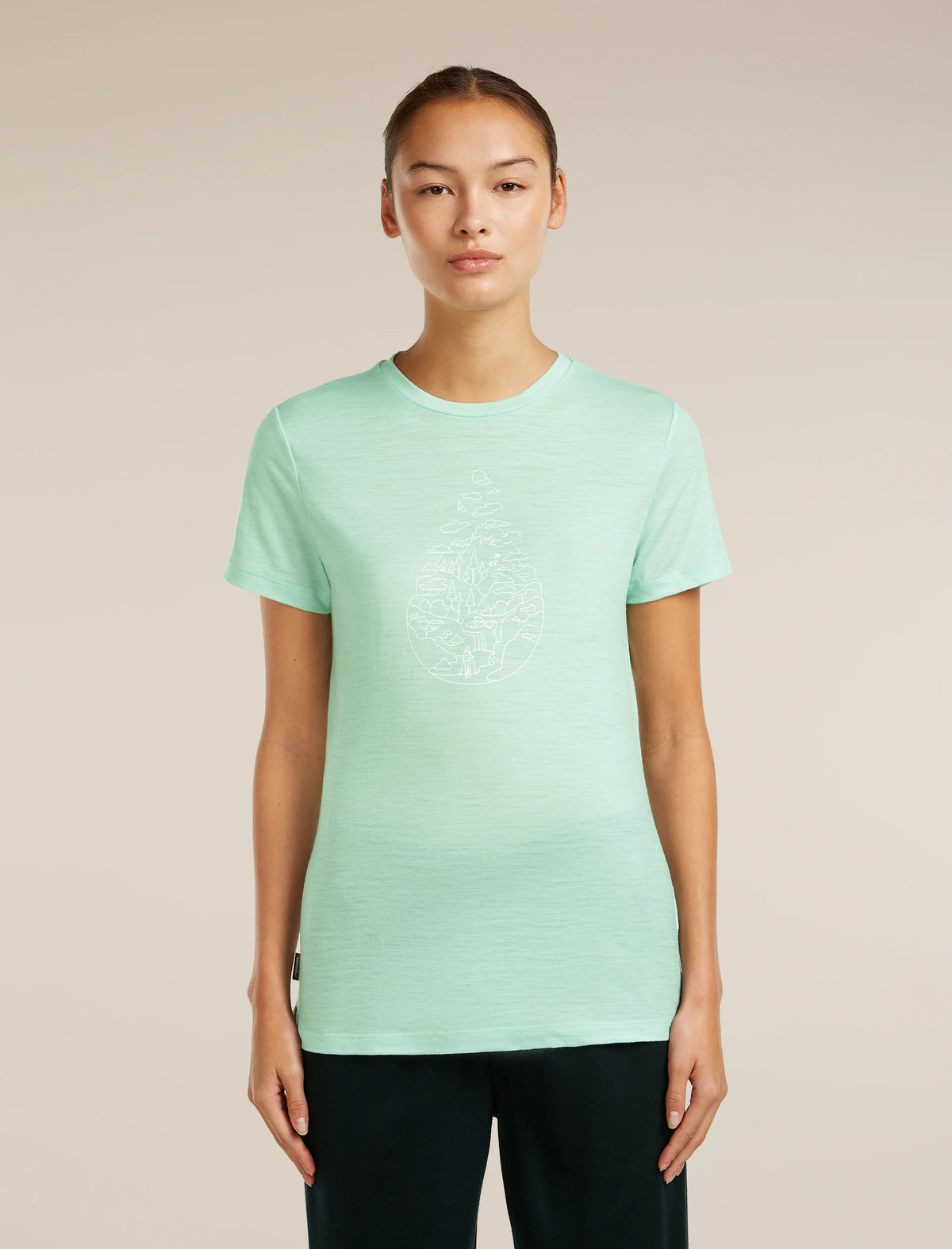 Women's Merino 150 Tech Lite Short Sleeve Tee Hike Path