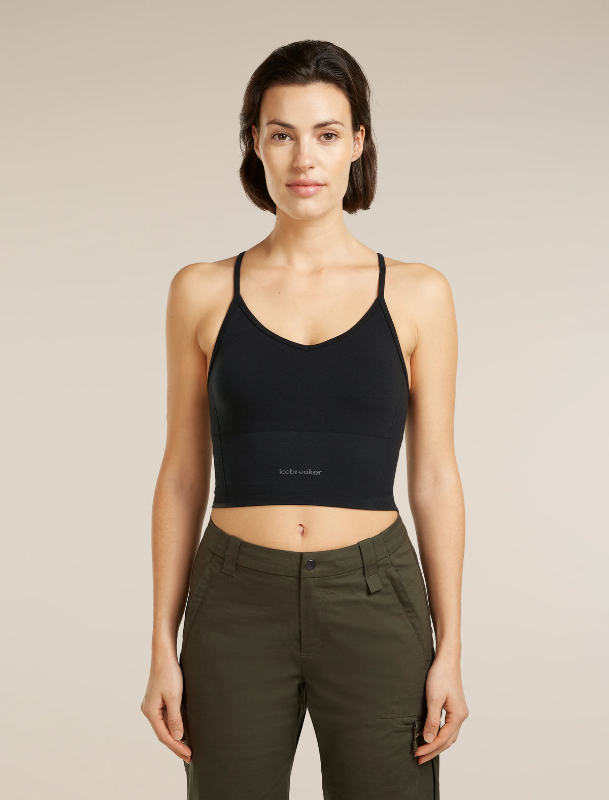 Women's Merino Blend 260 Seamless Rib Strappy Tank