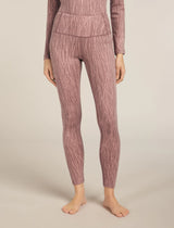 Women's Merino 260 Tech Vertex High Rise Thermal Leggings Delta Lines
