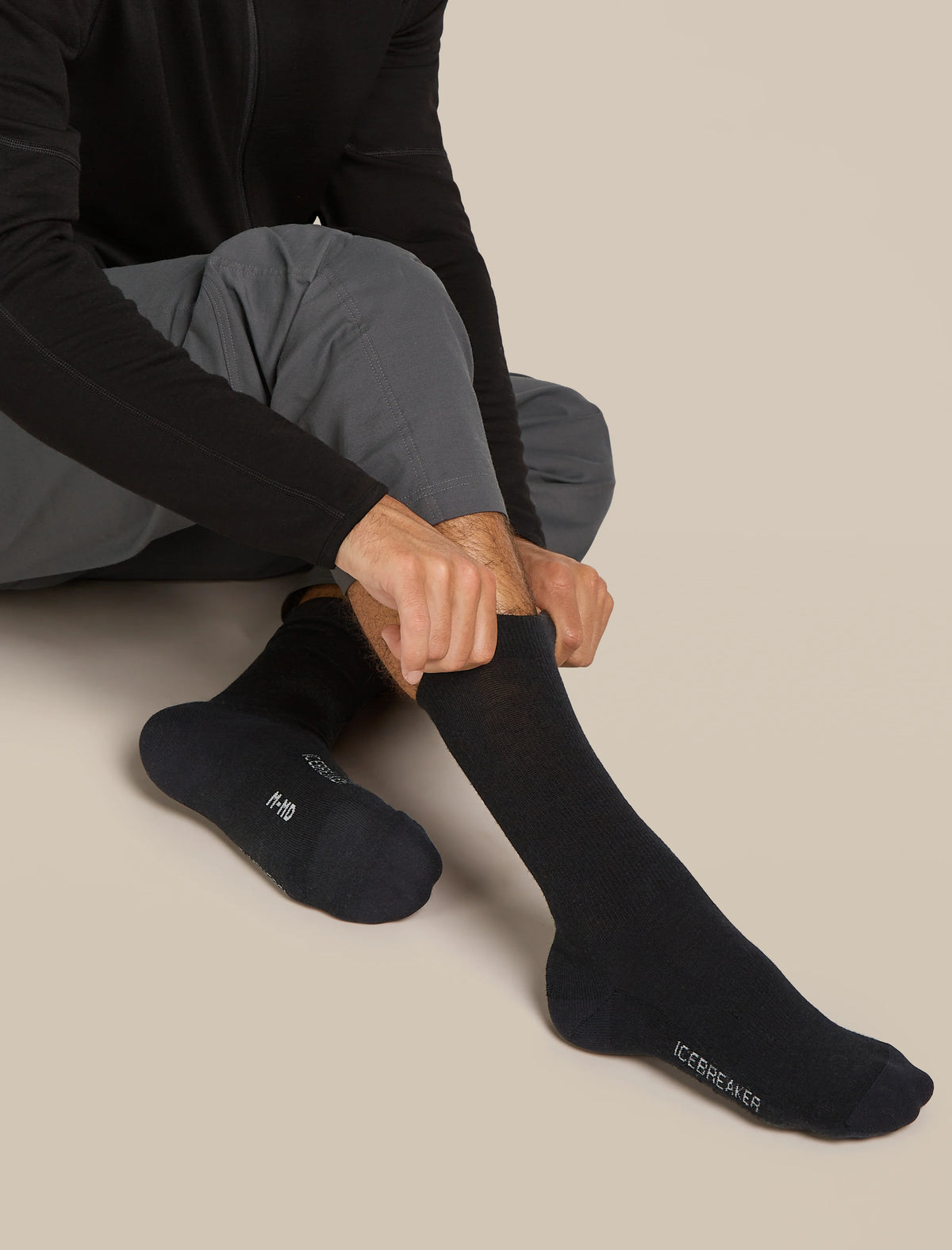 Men's Merino Lifestyle Light Crew Socks