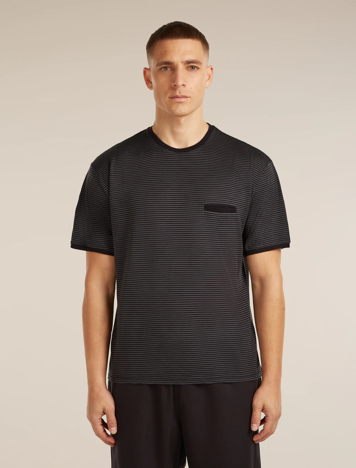 Unisex Merino 150 Short Sleeve Tee Stripe