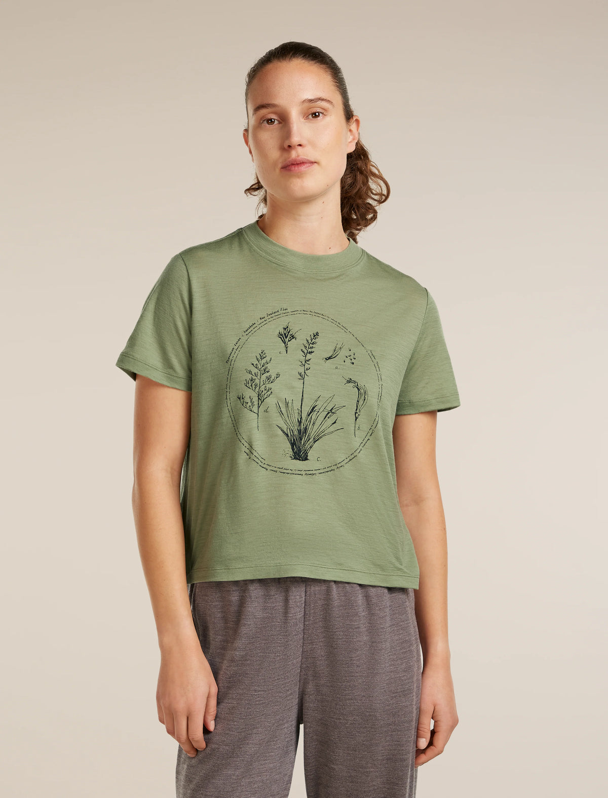 Women's Merino 150 Tech Lite Short Sleeve Crop Tee Seed Story