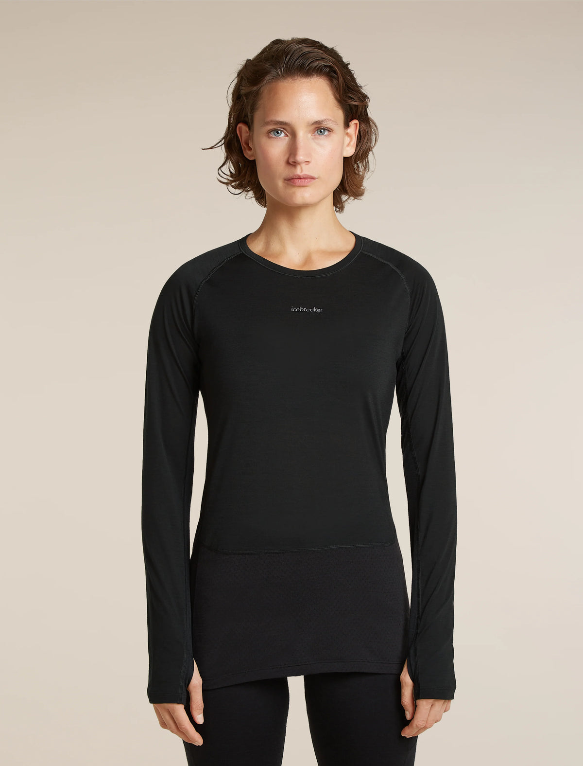 Women's Merino Blend 125 ZoneKnit™ Long Sleeve Crewe Thermal Top