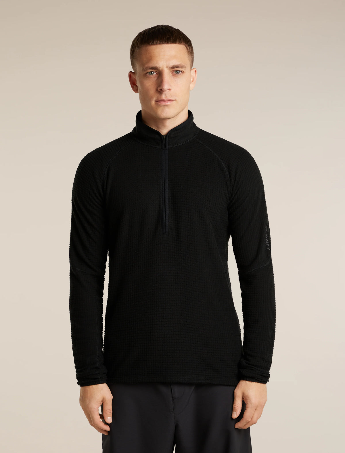 Men's Merino 400 RealFleece™ Grid Peaksland Long Sleeve Half Zip