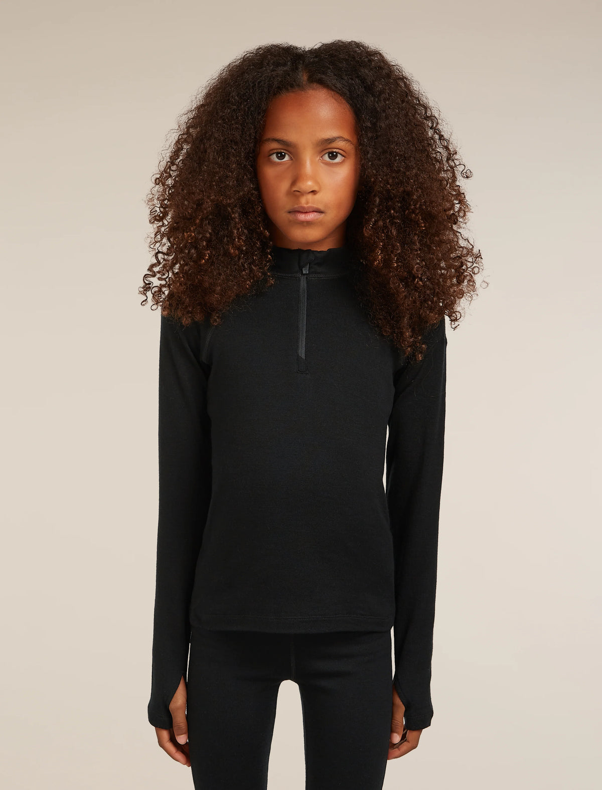 Kids’ Merino 260 Oasis Long Sleeve Half Zip Thermal Top