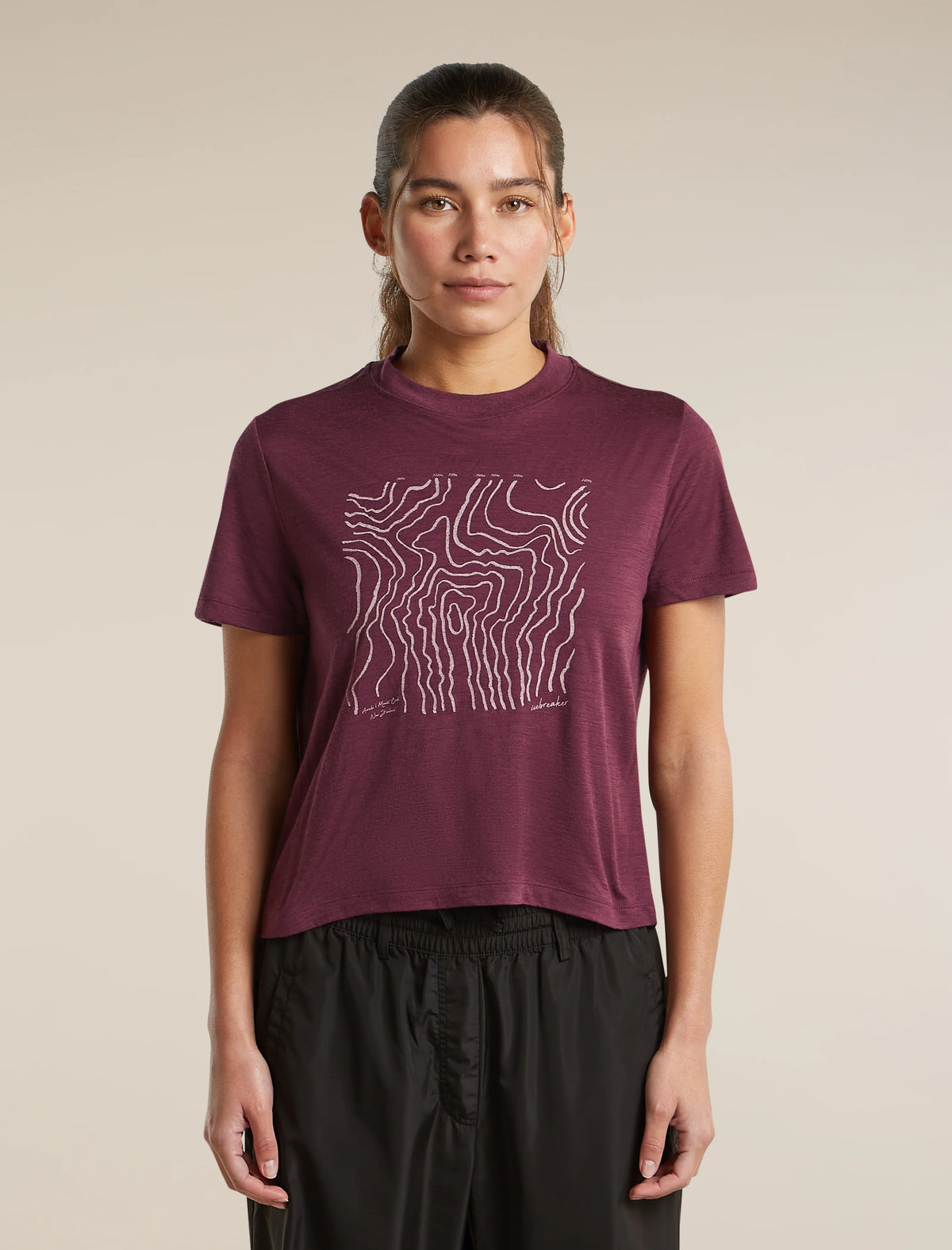 Women's Merino 150 Tech Lite Short Sleeve Crop Tee Great Heights